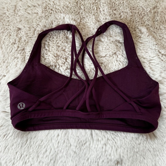 Dark Purple Lululemon Sports Bra size 4 - Picture 2 of 3